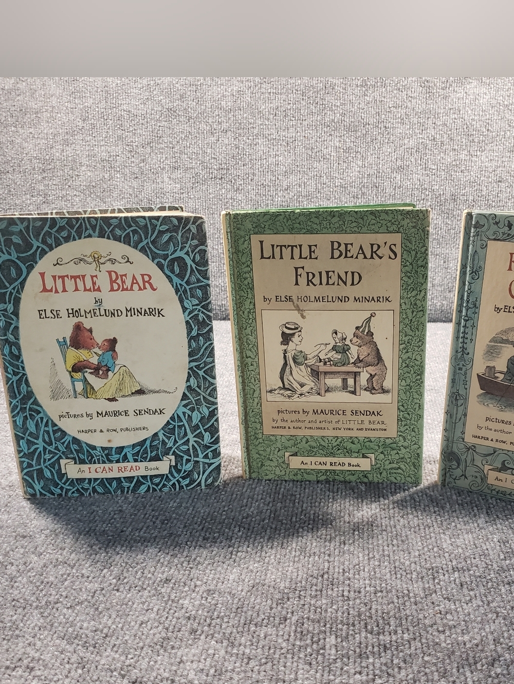 Little Bear Series by Minarik & Sendak, Harper & Row, 3 Illustrated Hardcovers